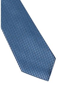 Eterna Herren Krawatte, blau, klassisch, Seide, Krawatten