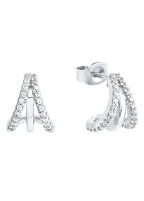 Amor Damen Paar Ohrstecker "2026261", Silber 925 (Sterlingsilber), bunt, Silber 925 (Sterlingsilber), Ohrringe, mit Zirkonia (synth.)