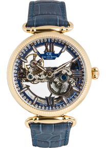 Carl von Zeyten Damen Automatikuhr "Häusern", blau, Armbanduhren, Armbanduhr, mechanische Uhr, Damenuhr, Made in Germany