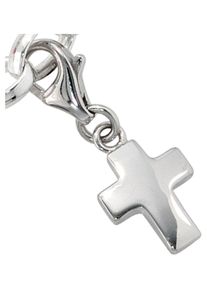 Jobo Damen Charm Kreuz "Kreuz", silber, Silber 925 (Sterlingsilber), Charms, 925 Silber