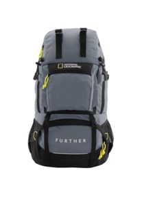 Cityrucksack "Destination", National Geographic, grau, Kunstfaser, sportlich, Rucksäcke, mit vielen Fächern