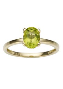 Firetti Damen Goldring "Schmuck Geschenk Gold 333 Damenring Goldring Edelstein Farbstein", 16, Gelbgold 333, 1,8mm, gold, Gelbgold 333, Fingerringe,