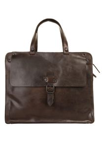 Harold'S HAROLD'S Damen Aktentasche "ABERDEEN", braun, Leder, vintage, Taschen, echt Leder, Made in Italy