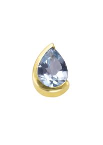 Vivance Damen Ketten-Anhänger "585/- Gelbgold glanz Blautopas", ONE-SIZE, Gold, 0,5 g, gelb, Gold, Schmuckanhänger