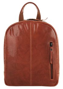 XZONE X-ZONE Cityrucksack, braun, Rindsleder, Leder, casual, Rucksäcke, echt Leder