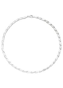 Jobo Damen Collier, Silber 925 (Sterlingsilber), L: 45cm, silber, Silber 925 (Sterlingsilber), Halsketten, 925 Silber mit 210 Zirkonia 45 cm