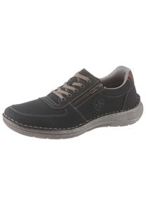 Rieker Herren Schnürschuh, Gr. 44, blau, Lederimitat, sportlich, Schuhe, mit seitlichem Reißverschluss, Freizeitschuh, Halbschuh, Schnürschuh