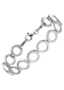 Jobo Damen Armband, Silber 925 (Sterlingsilber), silber, Silber 925 (Sterlingsilber), Armbänder, 925 Silber matt 19 cm