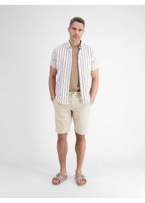 Lerros Herren Bermudas "Lerros Bermuda in Strukturqualität", beige, Gr. 33, 98% Baumwolle, 2% Elasthan, Hosen