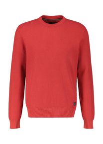 Lerros Herren Strickpullover "Lerros Strickpullover, O-Neck", grau, Gr. M, 100% Baumwolle, Pullover