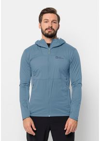 Jack Wolfskin Herren Funktionsjacke "PRELIGHT ALPHA JKT M", blau, Gr. L, 1. OBERSTOFF: 100% POLYAMID; 2. OBERSTOFF: 93% POLYESTER, 7% ELASTHAN;