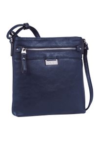 Gabor Damen Umhängetasche "Ina", blau, Polyurethan, Polyurethan (PU), clean, gepflegt, unifarben, Taschen, aus griffigem Lederimitat, handlich und