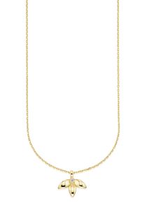 HECHTER PARIS Damen Kette mit Anhänger "Schmuck Geschenk Silber 925 Halsschmuck Halskette Ankerkette Blüte", Silber 925 (Sterlingsilber), L: 50cm,