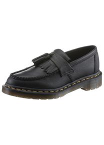 Dr. Martens Damen Mokassin "Black Virginia Adrian", Gr. 37, schwarz, Leder, festlich, Schuhe, Chunky Slipper, Schlupfschuh mit modischer Tassel -
