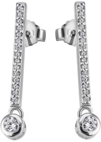 Firetti Damen Paar Ohrstecker "Schmuck Geschenk Silber 925 Ohrschmuck Ohrringe Stab", Silber 925 (Sterlingsilber), silber, Silber 925