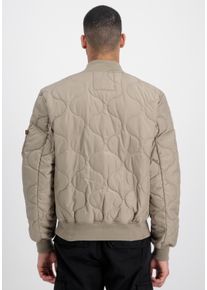 Herren Bomberjacke "Alpha Industries Men - Bomber Jackets MA-1 ALS", beige, Gr. M, Alpha Industries, Obermaterial/Füllung: 100% Polyester, Futter: