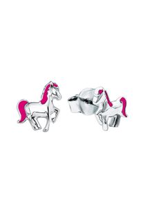Mädchen Paar Ohrstecker "9048519, Pferd", Silber 925 (Sterlingsilber), bunt, Prinzessin Lillifee, Silber 925 (Sterlingsilber), Ohrringe