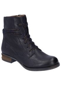 Josef Seibel Damen Schnürstiefel "Sanja 18", Gr. 45, blau, Leder, klassisch, Schuhe