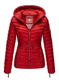 Marikoo Damen Outdoorjacke "Aniyaa", rot, Gr. XS, Obermaterial: 100% Nylon, Innenmaterial: 100% Polyester, Jacken, Steppjacke mit Kapuze