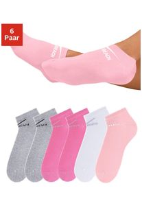 Venice Beach Damen Sneakersocken, Gr. 39, bunt, Polyamid, Baumwolle, Elasthan, uni und meliert, Socken, perfekte Passform durch LYCRA-Anteil