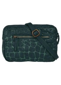 Samantha Look Damen Umhängetasche, blau, Leder, Taschen, echt Leder, Made in Italy