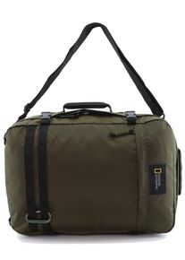 Cityrucksack "Hybrid", National Geographic, grün, Kunstfaser, Rucksäcke, mit verstaubaren Trägern