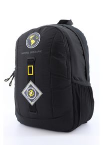 Cityrucksack "New Explorer", National Geographic, schwarz, Kunstfaser, Rucksäcke, mit vielen Fächern