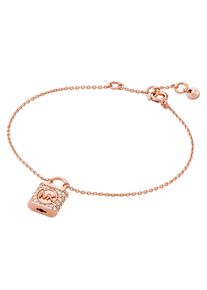 Michael Kors Damen Armband "PREMIUM, SCHLOSS, MKC1631AN", Silber 925 (Sterlingsilber), rosa, Silber 925 (Sterlingsilber), Armbänder, mit Zirkonia