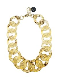 Damen Kette mit Anhänger "Milano", beige, Basic, Collezione Alessandro, Kunstfaser, Halsketten, Polyesterglieder