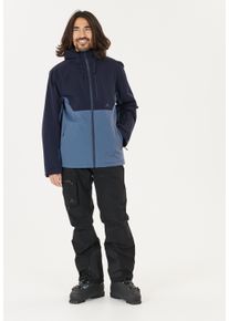 WHISTLER Herren Skijacke "Mastron", blau, sportlich, Gr. XXL, mehrfarbig, 88% Nylon, 12% Elasthan, Jacken, mit wasserabweisender Membran