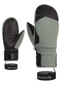 Ziener Damen Fäustlinge "KALEA AS AW MITTEN", grau, Gr. 8, Materialmix, Handschuhe