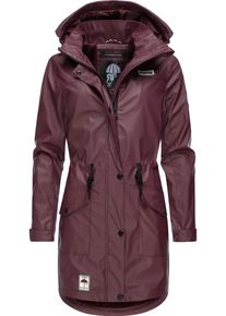 Navahoo Damen Outdoorjacke "Deike", rot, modisch, Gr. XS, Oberstoff: 50% Polyurethan, 50% Polyester, Futter: 100% Polyester, Ärmelfutter: 100%