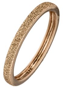 Jobo Damen Fingerring, 60, Silber 925 (Sterlingsilber), rosa, Silber 925 (Sterlingsilber), Fingerringe, 925 Silber roségold vergoldet mit Struktur
