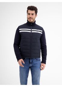 Lerros Herren Strickjacke "Lerros Nylon-Strickjacke", blau, Gr. L, 100% Polyester, Strickjacken