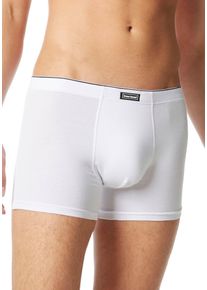 Bruno Banani Herren Boxershorts "Short Infinity", Gr. S, weiß, Obermaterial: 47% Baumwolle, 47% Modal, 6% Elasthan, unifarben, Unterhosen, mit
