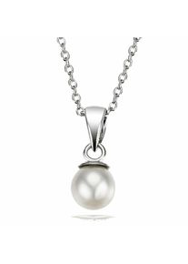 Goldmaid Damen Perlenkette, Silber 925 (Sterlingsilber), weiß, Silber 925 (Sterlingsilber), Halsketten