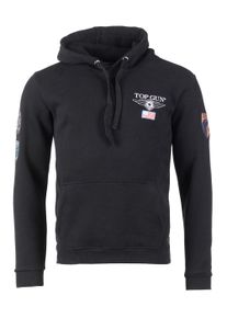 Top Gun Herren Kapuzenpullover "TG20193130", schwarz, Gr. XXL, Obermaterial: 65% Baumwolle, 35% Polyester, Pullover