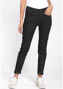 Gang Damen 5-Pocket-Jeans "94AMELIE", schwarz, modisch, Gr. 31, unifarben, Denim/Jeans, Obermaterial: 60% Baumwolle, 36% Polyester, 4% Elasthan,