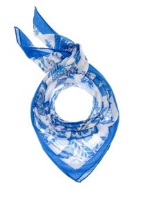 Lascana Damen Modetuch, blau, feminin,casual,modisch, gemustert, Stoff, Baumwolle, Modetücher, Halstuch, Schal, Modeschal, Dreieckstuch