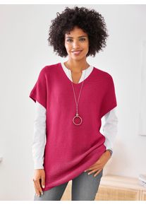 Heine Damen Pullunder "Pullunder", pink, Gr. 34, unifarben, 100% Polyacryl, Pullover