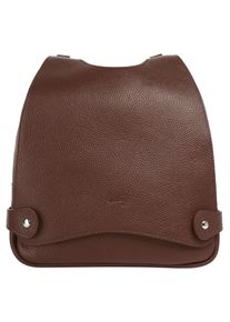 CLUTY Cityrucksack, braun, Rindsleder, Leder, casual, Rucksäcke, echt Leder, Made in Italy