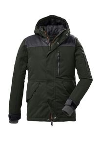Killtec Kinder Outdoorjacke "KOW 5 BYS JCKT", grün, sportlich, Gr. 128, 100% Polyester, Jacken