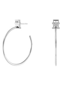Tommy Hilfiger Damen Paar Creolen "Schmuck Edelstahl Ohrschmuck Ohrringe", Edelstahl, silber, Edelstahl, Ohrringe