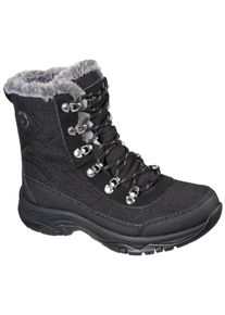Skechers Damen Winterboots "TREGO - COLD BLUES", Gr. 38, schwarz, Lederimitat, Textil, sportlich, Schuhe, mit Waterproof-Ausstattung