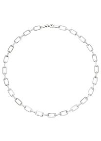 Jobo Damen Collier, Silber 925 (Sterlingsilber), L: 45cm, silber, Silber 925 (Sterlingsilber), Halsketten, 925 Silber mit 154 Zirkonia 45 cm