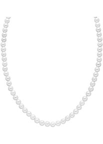 PURELEI Damen Perlenkette "Schmuck Geschenk Diligence, 23161", Edelstahl-Perlen, L: 50cm, silber, Edelstahl, Perlen, Halsketten, mit