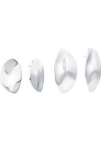 Calvin Klein Damen Paar Ohrstecker "CK REFLECT, 35000620", Edelstahl, silber, Edelstahl, Ohrringe