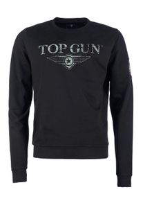 Top Gun Herren Sweater "TG20213005", schwarz, Gr. XXXL, Obermaterial: 100% Baumwolle / 100% Baumwolle, Sweatshirts