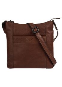 Sansibar Damen Umhängetasche, braun, Leder, vintage, Taschen, echt Leder