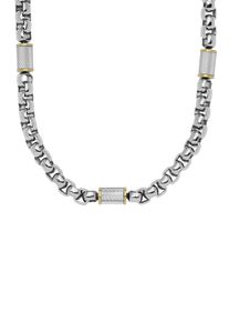 Fossil Herren Edelstahlkette "JEWELRY, JF04145998", Edelstahl, L: 51cm, gold, Edelstahl, Halsketten
